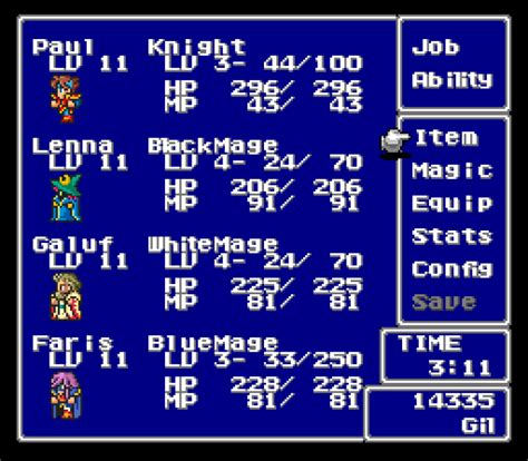 Final Fantasy 5 Snes Walkthrough