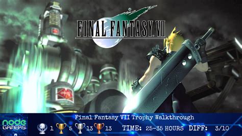 Final Fantasy 7 Ps4 Trophy And Walkthrough