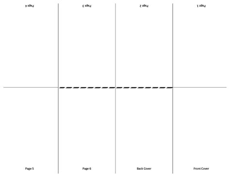 Foldable Zine Template