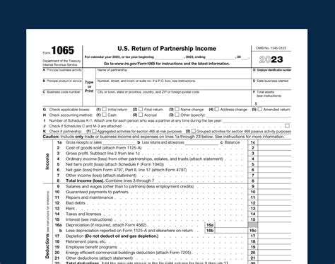 Form 1065 Walkthrough