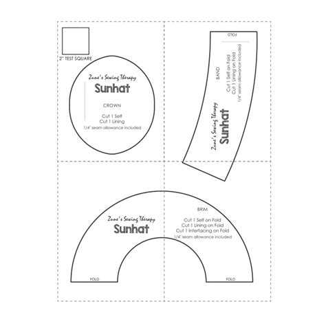 Free Printable Bucket Hat Pattern