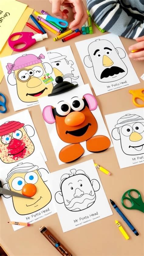 Free Printable Mr Potato Head Template