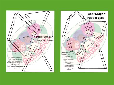 Free Printable Paper Dragon Template