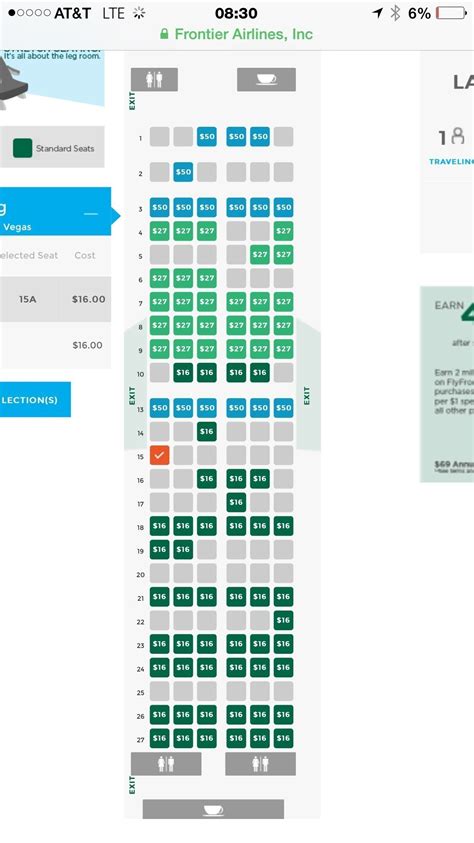 Frontier Airline Seating Chart