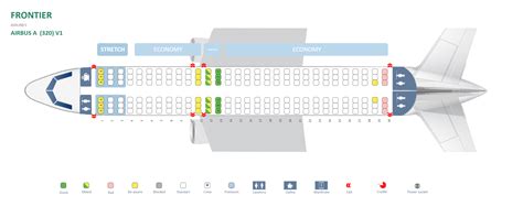 Frontier Flight Seat Chart