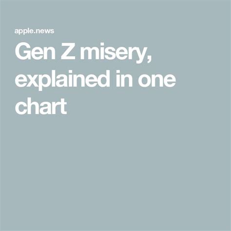 Gen Z Misery Explained In One Chart