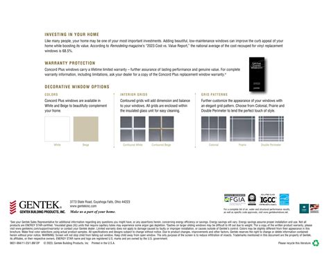 Gentek Product Catalog