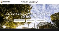 Georgetown Course Catalog