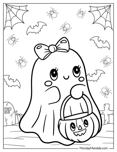 Ghost Coloring Page Printable