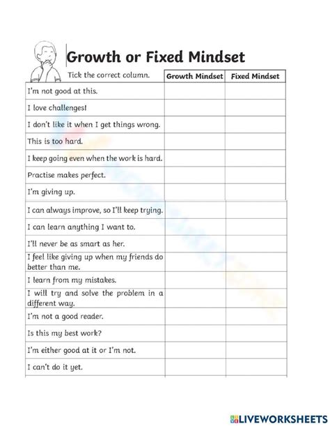 Growth Mindset Printables Free