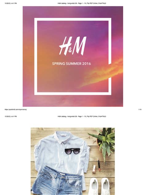 H M Catalog Online