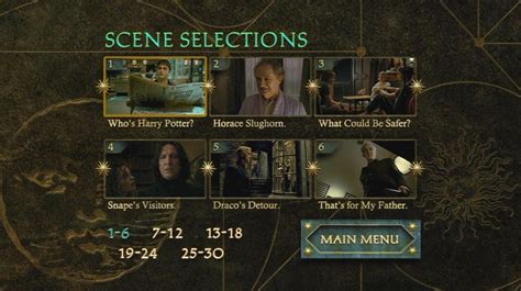 Harry Potter Dvd Menu Walkthrough