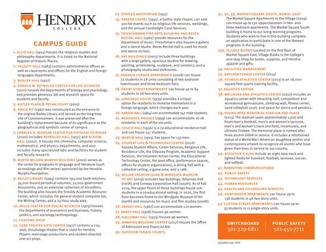 Hendrix Course Catalog