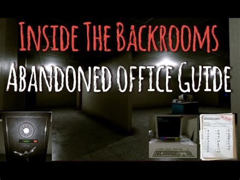 Inside The Backrooms Office Walkthrough
