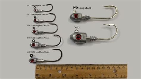 Jig Head Sizes Chart