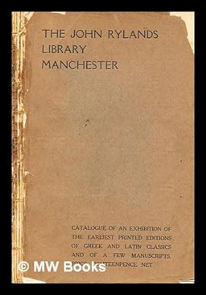 John Rylands Library Catalogue