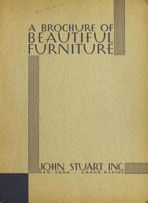 John Stuart Furniture Catalog