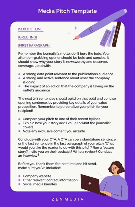 Journalism Pitch Template