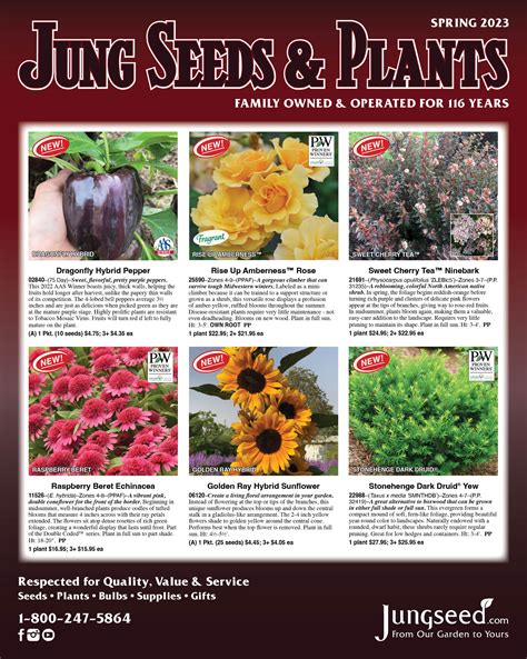 Jungs Seed Catalog