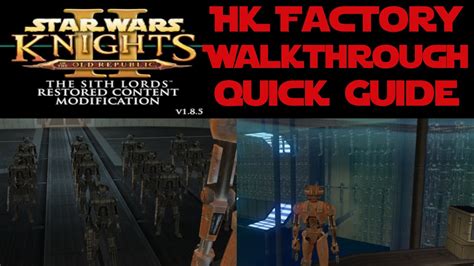 Kotor 2 Tslrcm Walkthrough