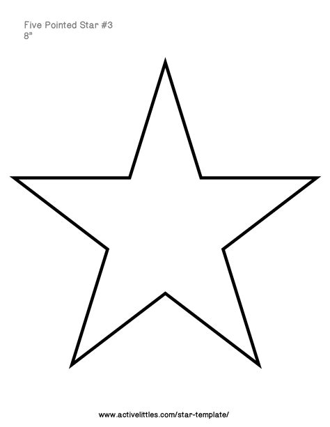 Large Star Template To Print