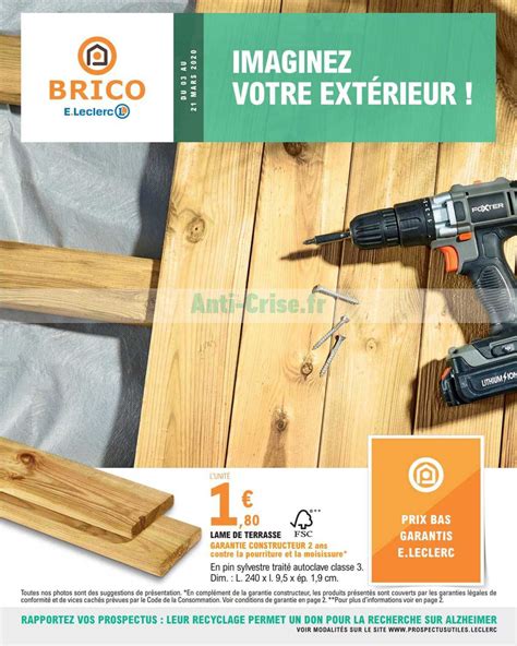 Leclerc Brico Catalogue