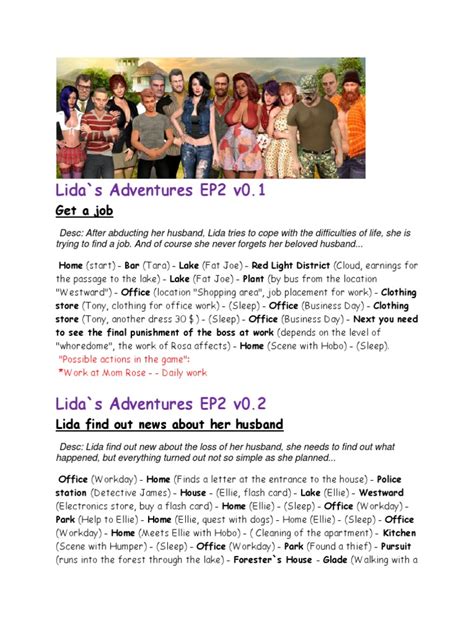 Lidas Adventures Walkthrough