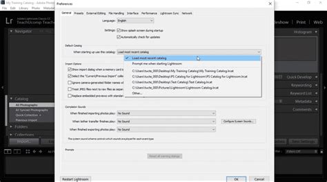 Lightroom Locks Up When Opening Default Catalog