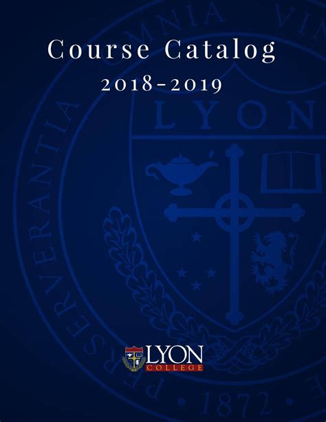 Lyon College Course Catalog
