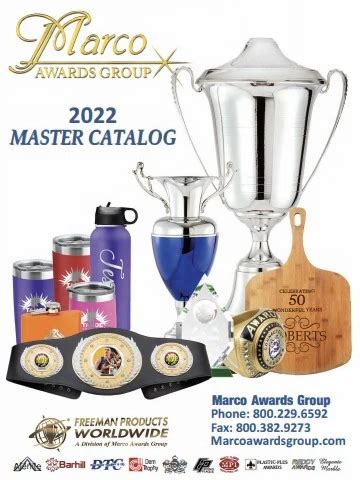 Marco Awards Group Catalog
