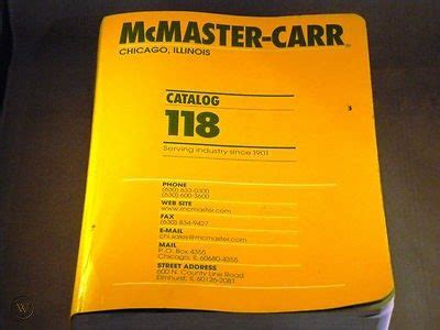Mcmaster Carr Product Catalogue