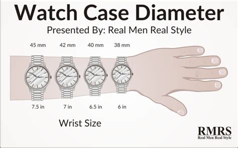 Men S Watch Size Chart