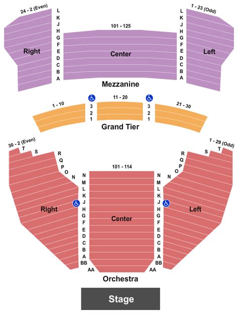 Meyer Theatre Green Bay Seating Chart