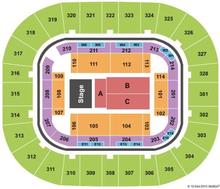 Mitchell Center Seating Chart
