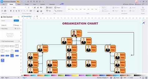 Ms Office Organizational Chart Template