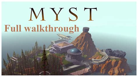 Myst Xbox Walkthrough