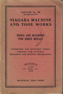 Niagara Machine And Tool Works Catalog