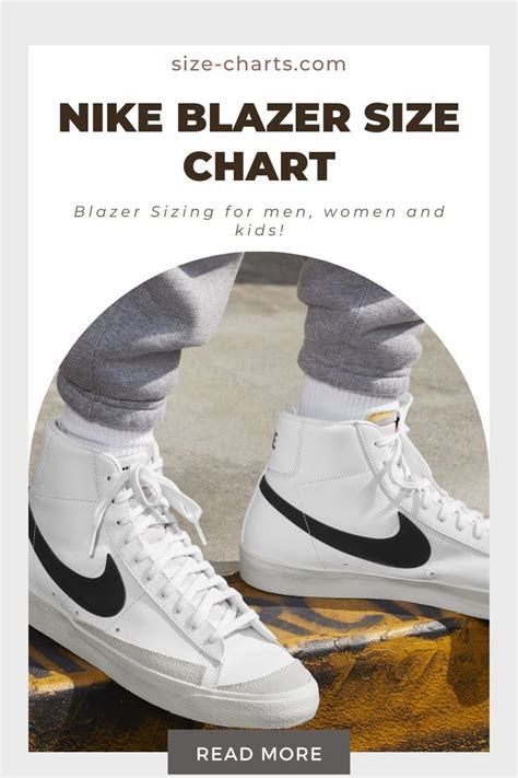 Nike Blazer Size Chart