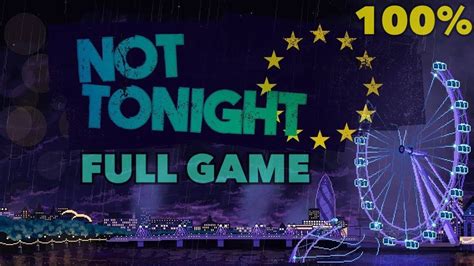 Not Tonight Walkthrough