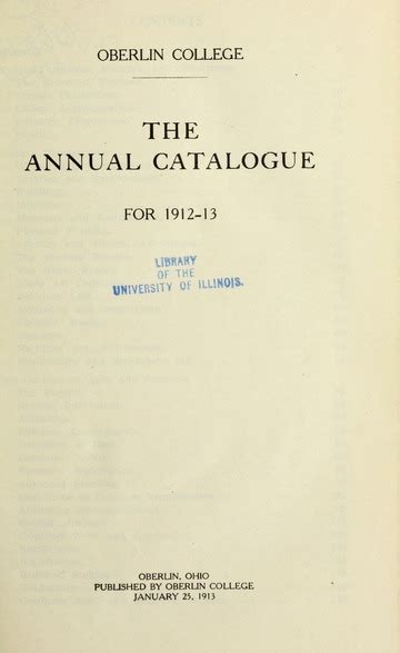 Oberlin Course Catalog