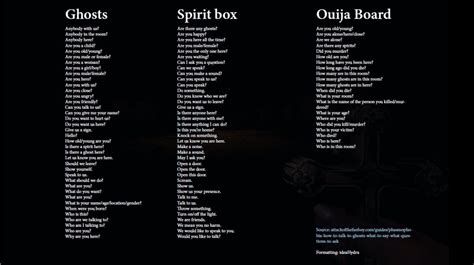 Phasmophobia Ghost Chart