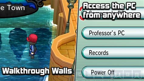 Pokemon X Walkthrough Walls Cheat
