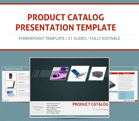 Powerpoint Template For Product Catalog