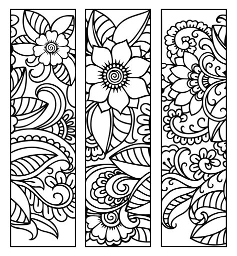 Printable Bookmarks For Coloring
