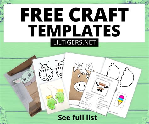 Printable Craft Templates Free
