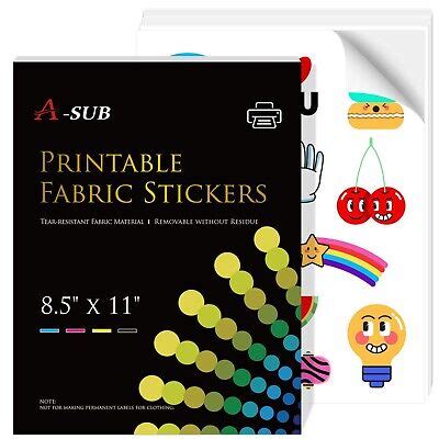 Printable Fabric Stickers
