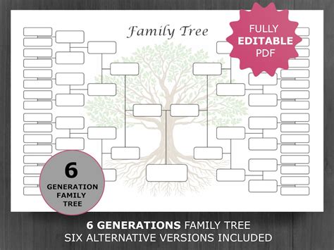 Printable Genealogy Tree