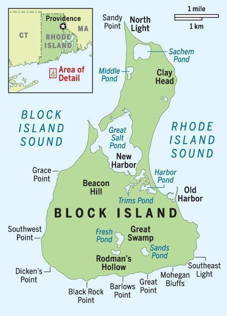 Printable Map Of Block Island