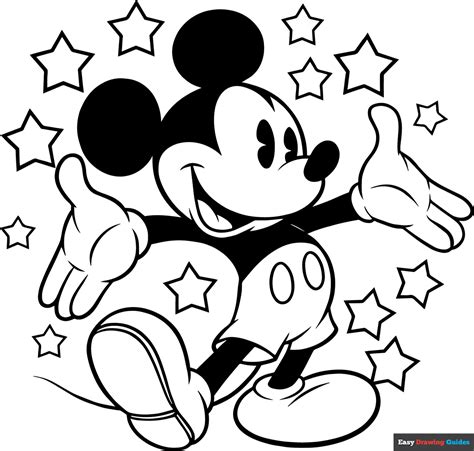 Printable Mickey Mouse Coloring Sheets