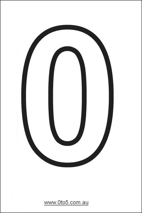 Printable Number Zero